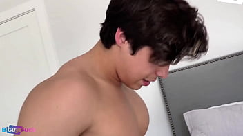 MMF Bi Sexual BIG DICK Fuck. HUGE TITS enjoys 2 Bi Guys.