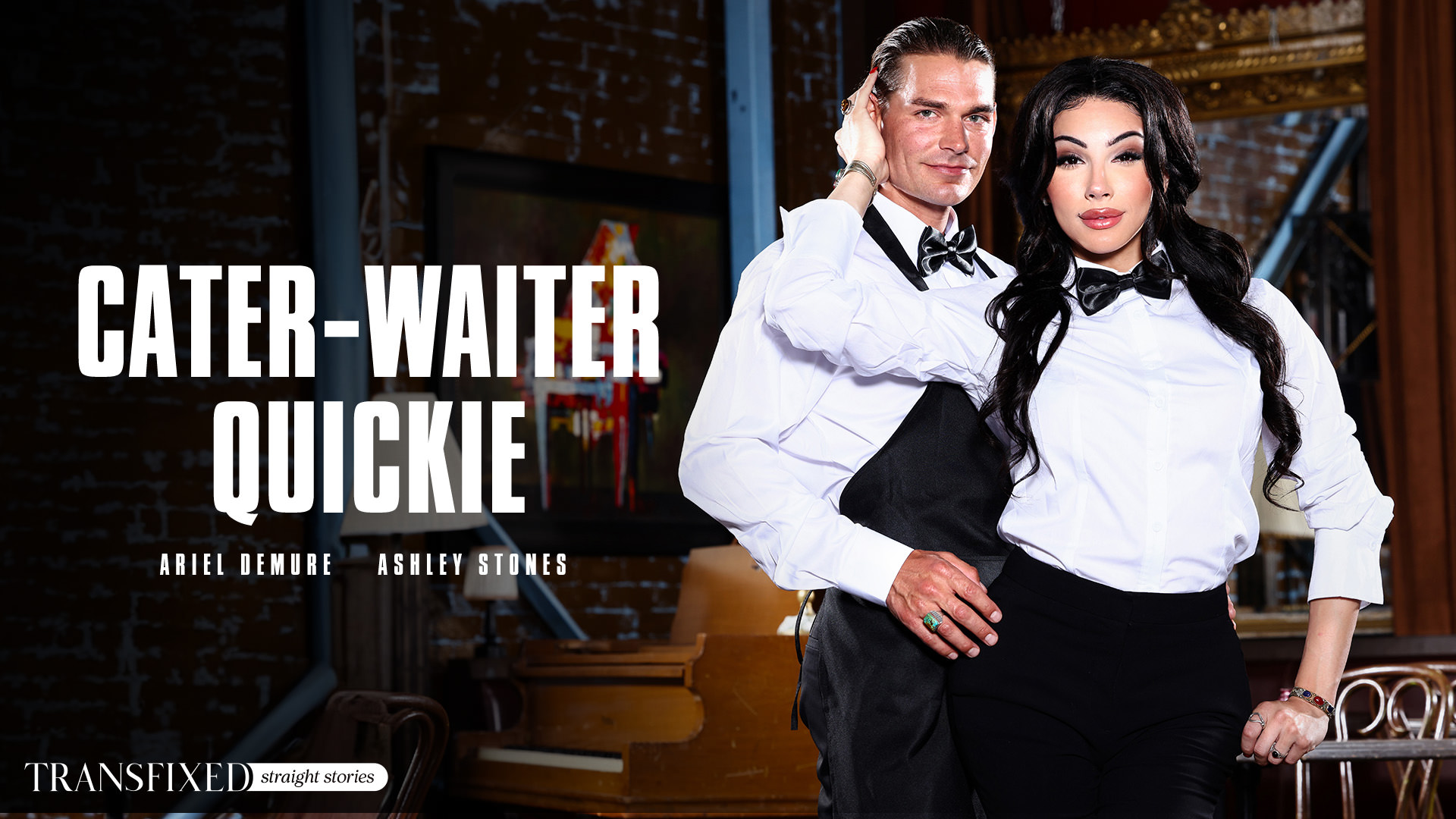 Cater-Waiter Quickie, Scene #01 (Ashley Stones, Ariel Demure)