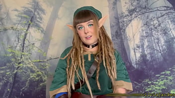 Link Cosplay Deepthroat Spit Play and Solo Toy Fuck – Olivia Jarden