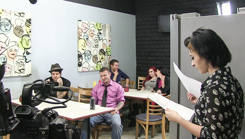 BTS Episode 50, Scene #01 (Joanna Angel, Amber Ivy, Silvia Rubi, Devin Saint, Mr. Pete, Xander Corvus)