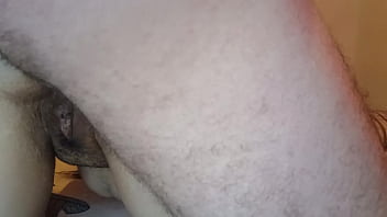I get a very big cock in my ass, I ride it and I get a huge amount of cum on my big tits