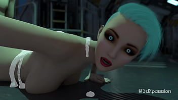 Nexus-3 Kryon Backdoor. Best sex with female android in sci-fi corridor