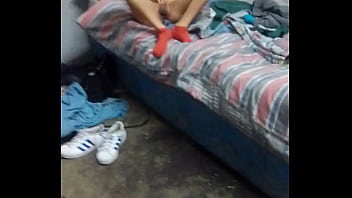 Nice petite step daughter likes to play with her step dad’s huge cock it won’t even fit in her small tiny pussy