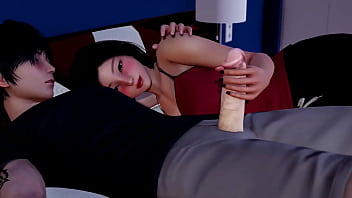 My Real Desire 11 – Rin giving Handjob to Alex till he cums