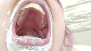 4K DENTAL HYGIENIST ROUTINE MOUTH FETISH CLOSEUPS NAKED REBECA ADDAMS