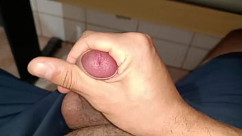 Hot masturbating the office
