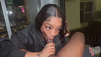 BUBBLE BOOTY BADDIE MYSTIKAL MENACE RIDES & CREAMS ON A BBC ON A HIGHRISE BALCONY