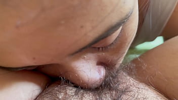 Small clit, very hairy pussy, hot lesbians and lots of pleasure