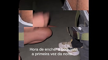 Belinha interditou a passarela pra fazer pornô amador com o corno manso registrando ela dando o cuzinho