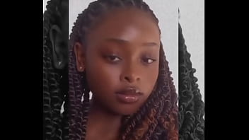 Naughty Teen Nursing Student: Serving All Natural African Face Card Beauty