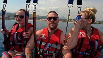 Vlog en mer finition sensuelle et sexuelle en amoureux