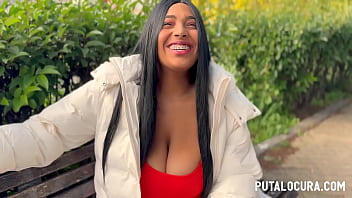 PutaLocura – Pillada a la culona y tetona colombiana Thayanna Babyy