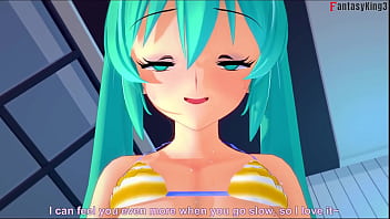 Hatsune Miku POV sex behind the pool | RED POV | Vocaloid | Full & POV on Sheer & PTRN: Fantasyking3