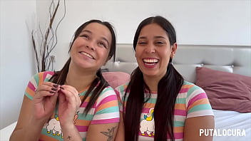 PutaLocura – Dos bellezas colombianas Melisa Tetona y Natalie se tragan toda la lefa de Torbe