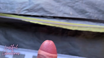 Strange camper helps me cum