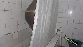 My co-tenant spying on me whiles I take my bath