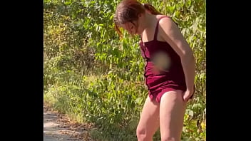 pissed on the road side and caught by next car