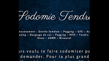 Sodomie Tendre – French audio gentle pegging