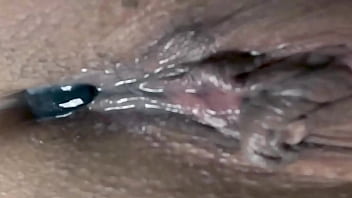 POV = Amazing massive creampie, thick milk inside my wiffe dripping like a waterfall